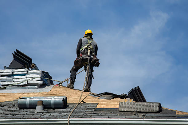 Professional Storm Damage Roof Repair technician working in Leiters Ford, IN